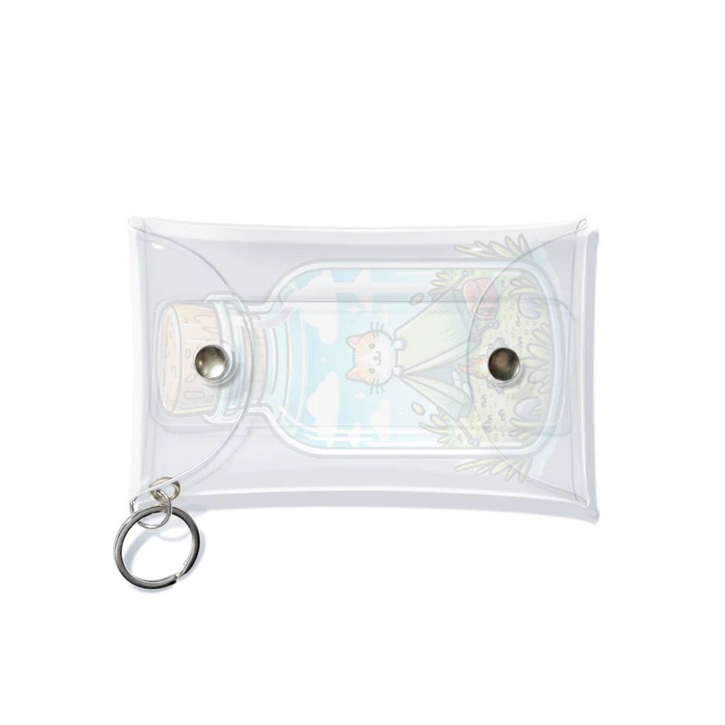 EseCAMPの瓶CAT Mini Clear Multipurpose Case