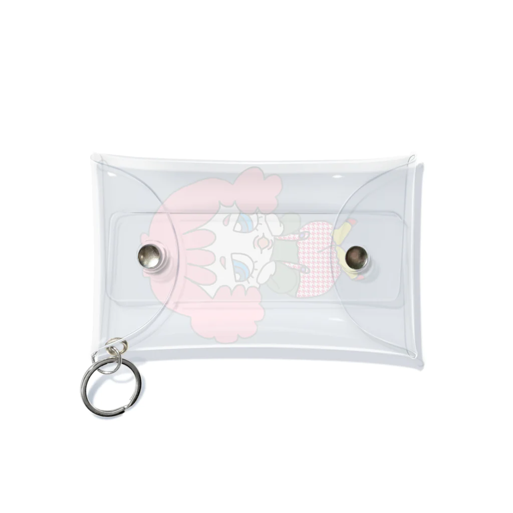 Donguri モンブランのもじもじPINKちゃん Mini Clear Multipurpose Case