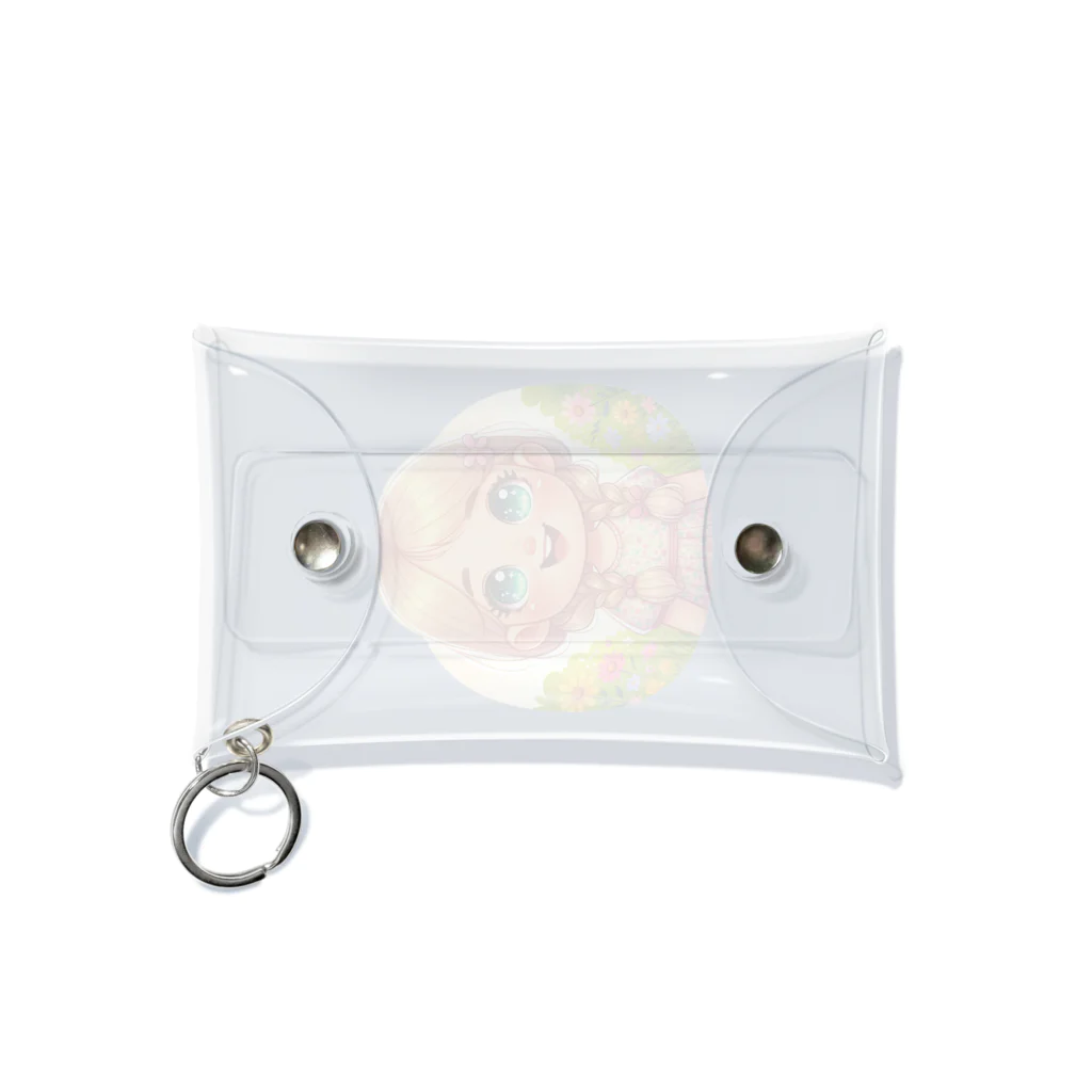 yielanggo007の輝く瞳女の子 Mini Clear Multipurpose Case