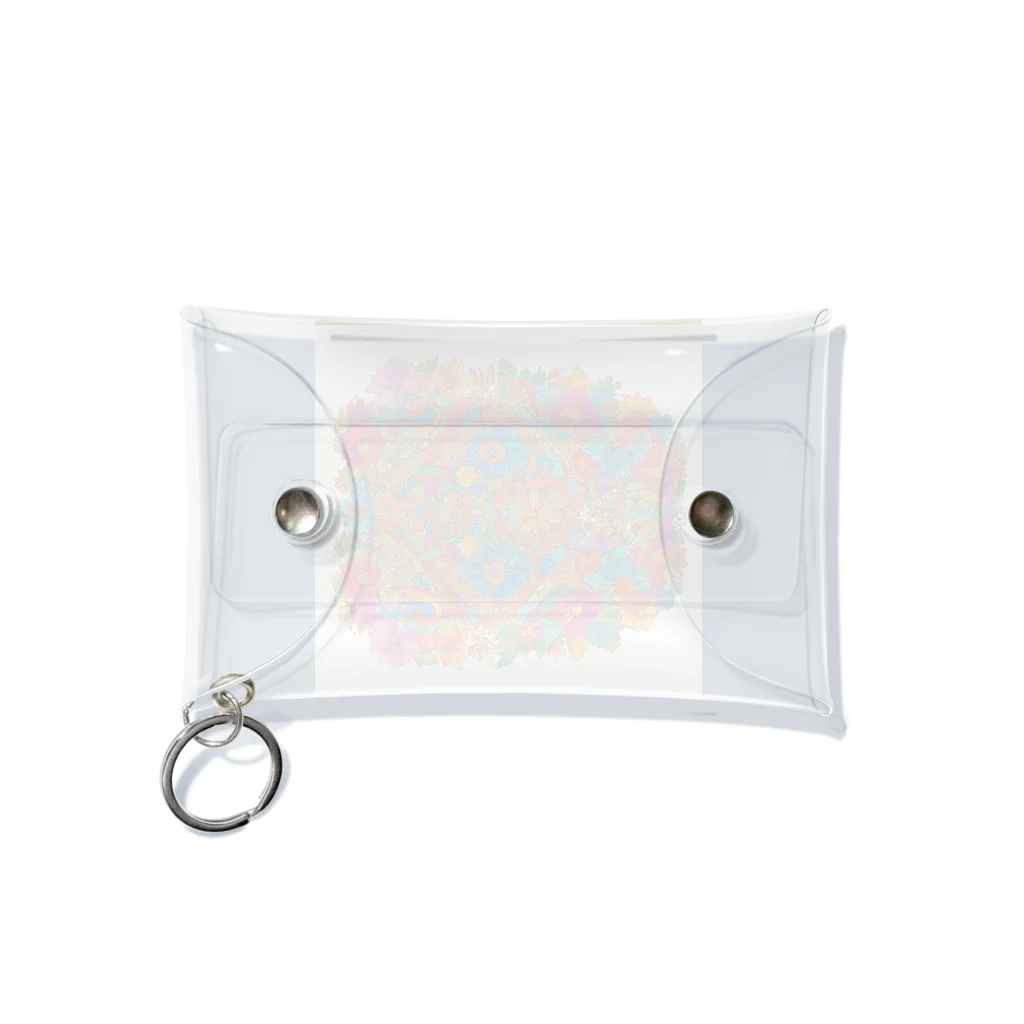 Azukisandesuの花がら Mini Clear Multipurpose Case