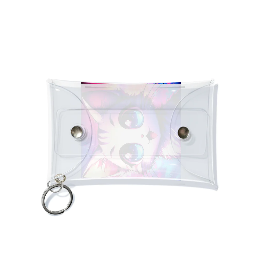 Aruk-の猫ちゃん Mini Clear Multipurpose Case