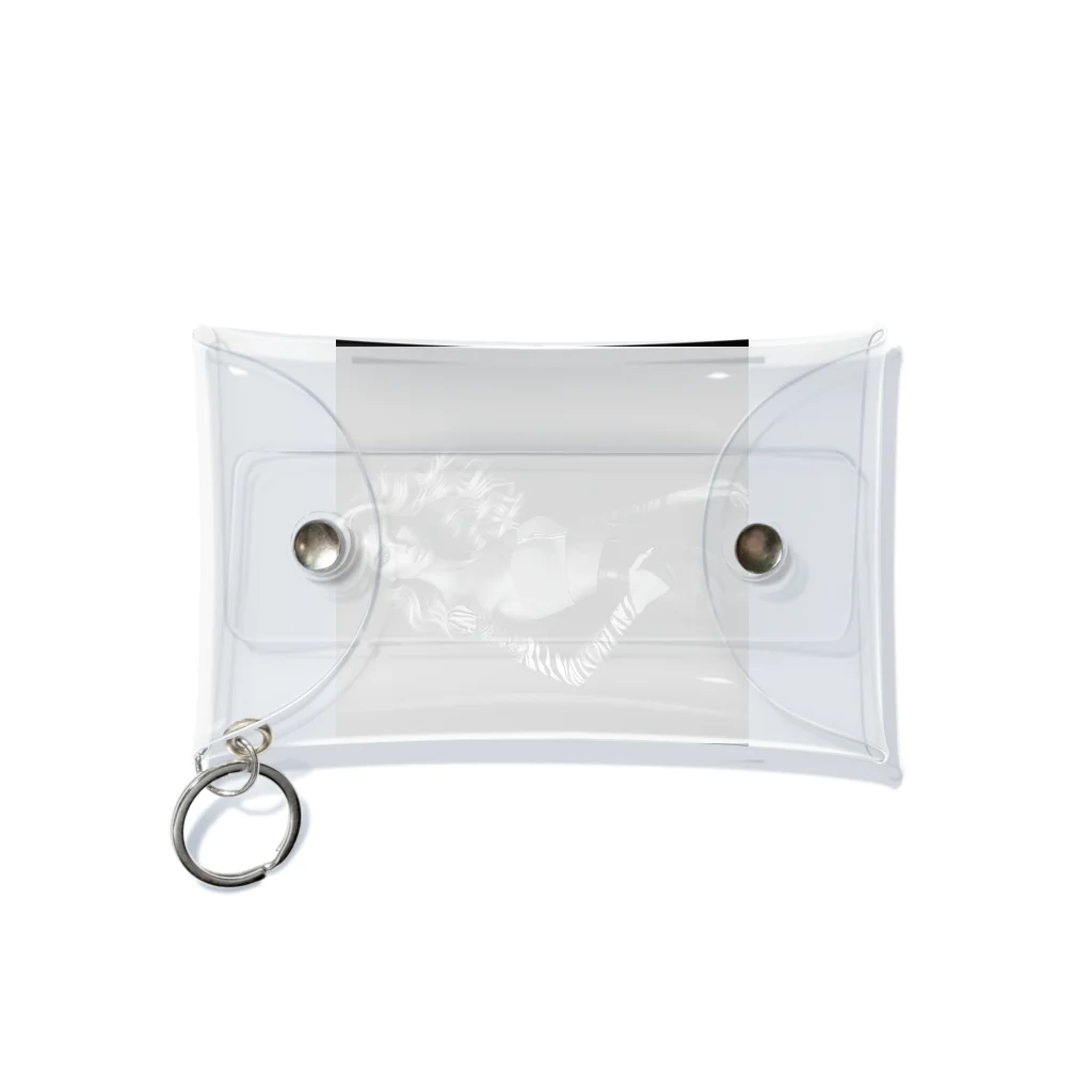 ＮＡＫＡＮＯのモノクロの美女 Mini Clear Multipurpose Case