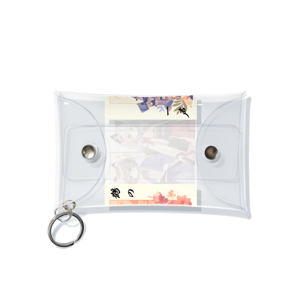 HiroLink's Shopのことわざ物語：鶴の一声 Mini Clear Multipurpose Case