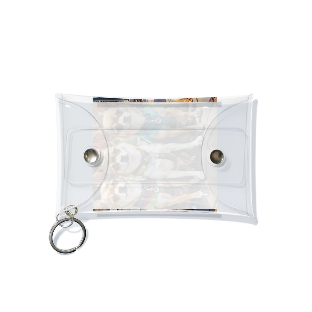 kilkoameaのかわいさ満点おさんぽチワワ兄弟 Mini Clear Multipurpose Case