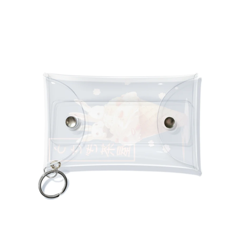 がーるずしょっぷのうさぎ茶屋あいす🐰 Mini Clear Multipurpose Case