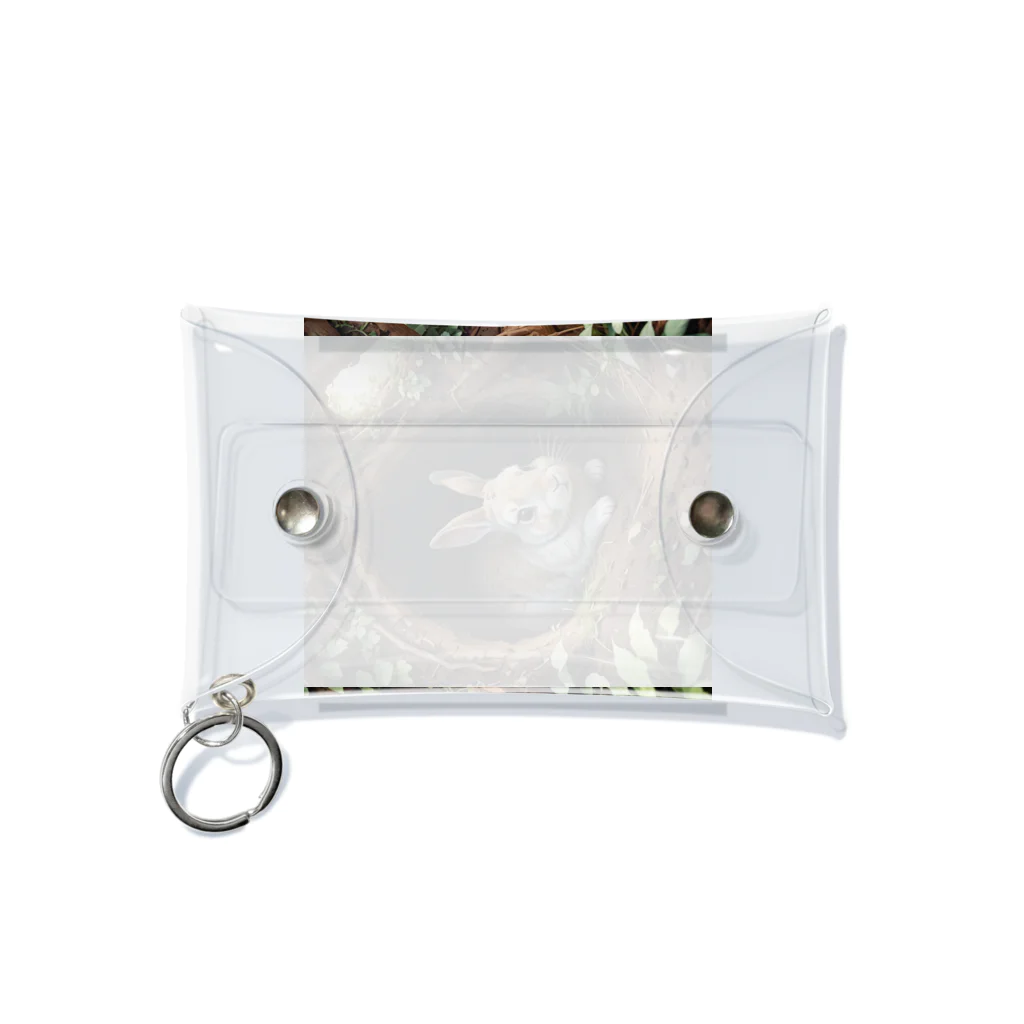 cute in cool shopのウサギの住み家 Mini Clear Multipurpose Case