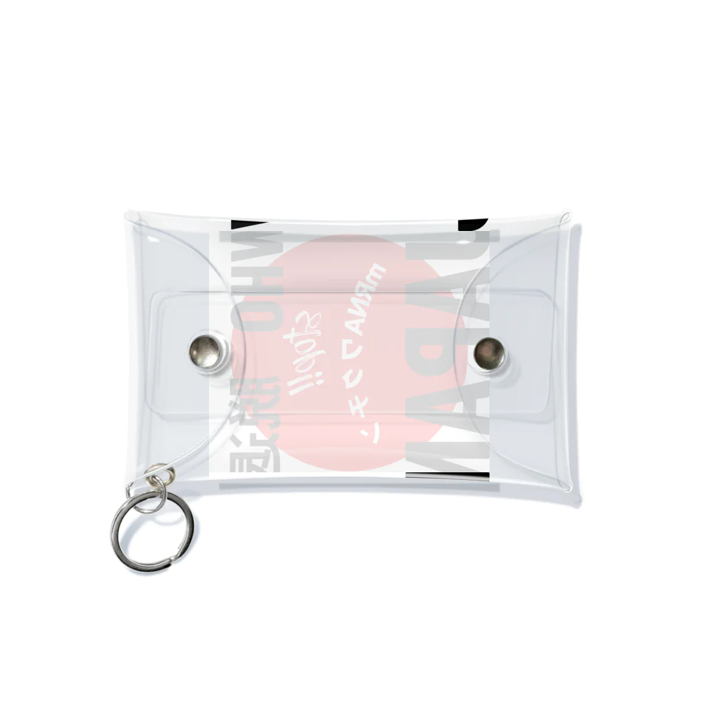 愛国女子の愛国グッズ Mini Clear Multipurpose Case