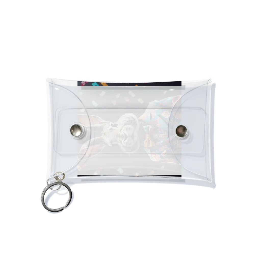 usagimajyoのスーツウサギ Mini Clear Multipurpose Case