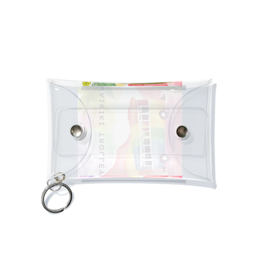 ハワイライフのWAIKIKI TROLLEY Mini Clear Multipurpose Case