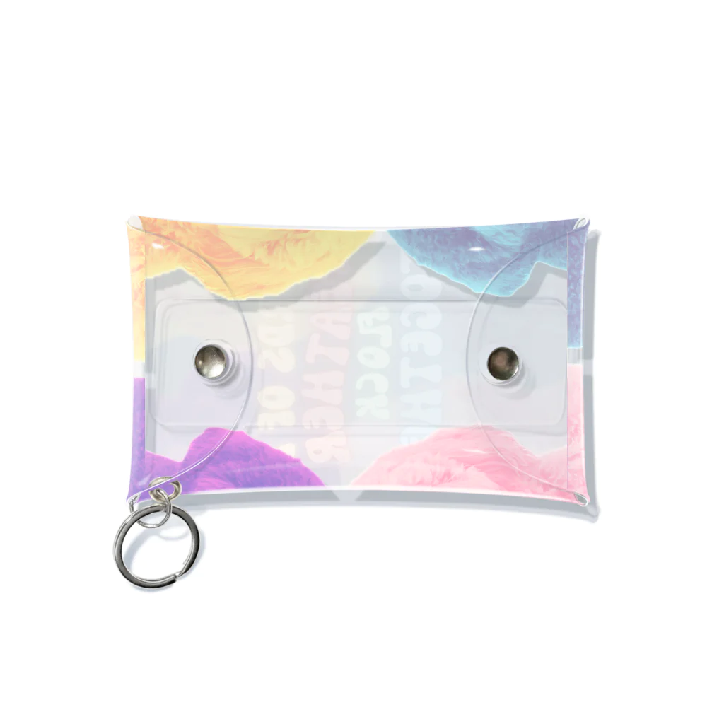 HeidiのRETRO-POP DOODLE DOGS  Mini Clear Multipurpose Case