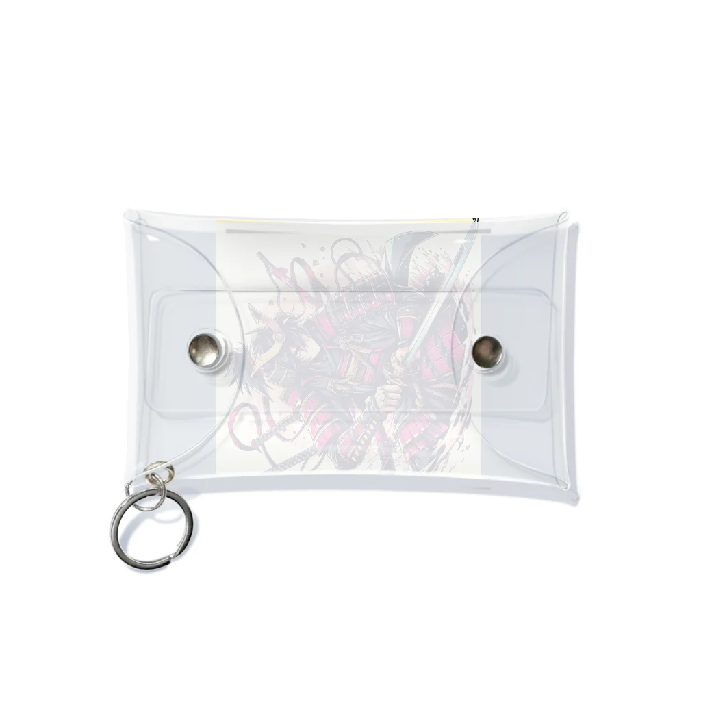 ハクユーShopのカッコいい侍のグッズ Mini Clear Multipurpose Case