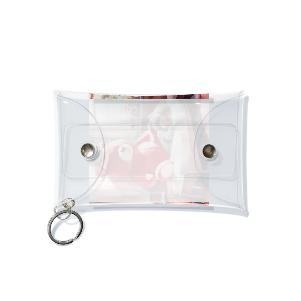 赤ペンギン@AIのベッドタイムベアのやすらぎ Mini Clear Multipurpose Case