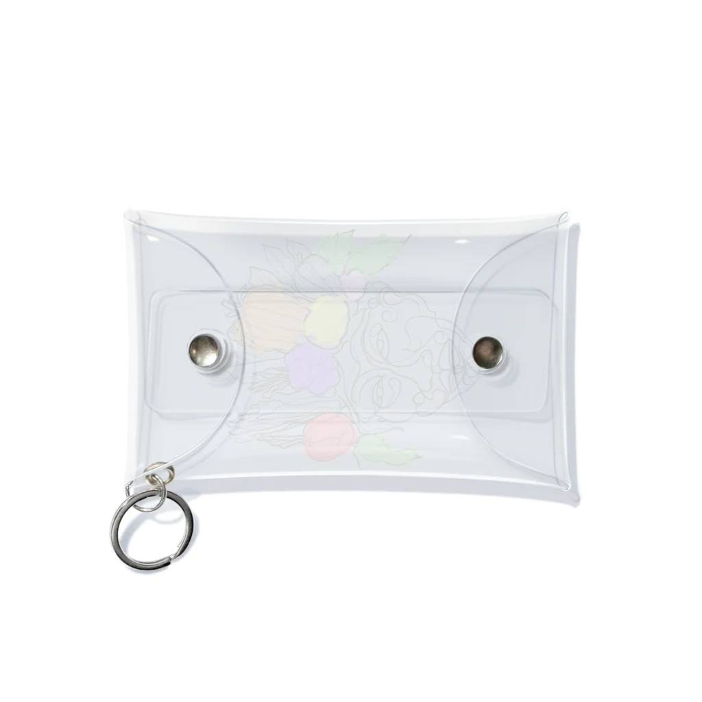 A-KdesignのArcimboldo風 Mini Clear Multipurpose Case