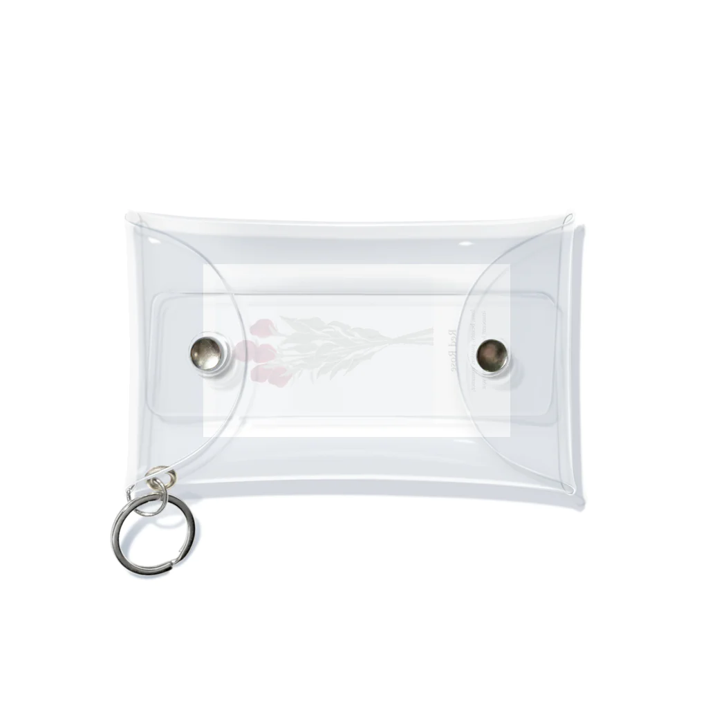 nulの花言葉 rose Mini Clear Multipurpose Case