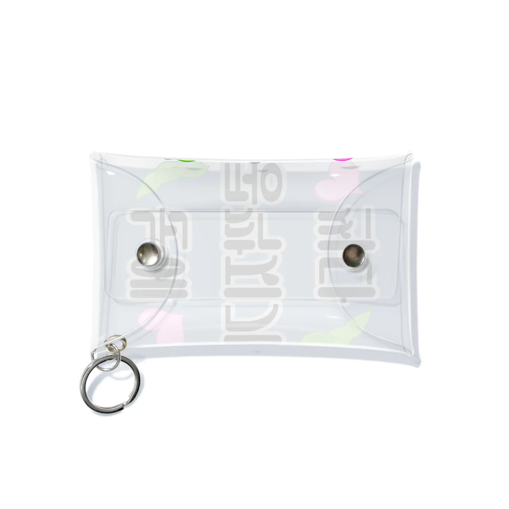LalaHangeulの恋は盲目 ハングルデザイン Mini Clear Multipurpose Case