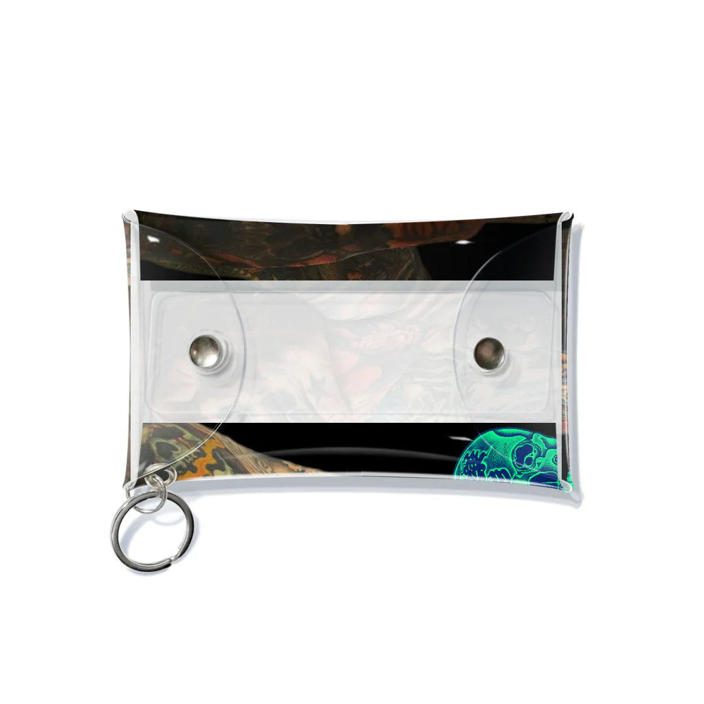 写楽の悠長工房の写楽彫ミニクリアマルチケース Mini Clear Multipurpose Case