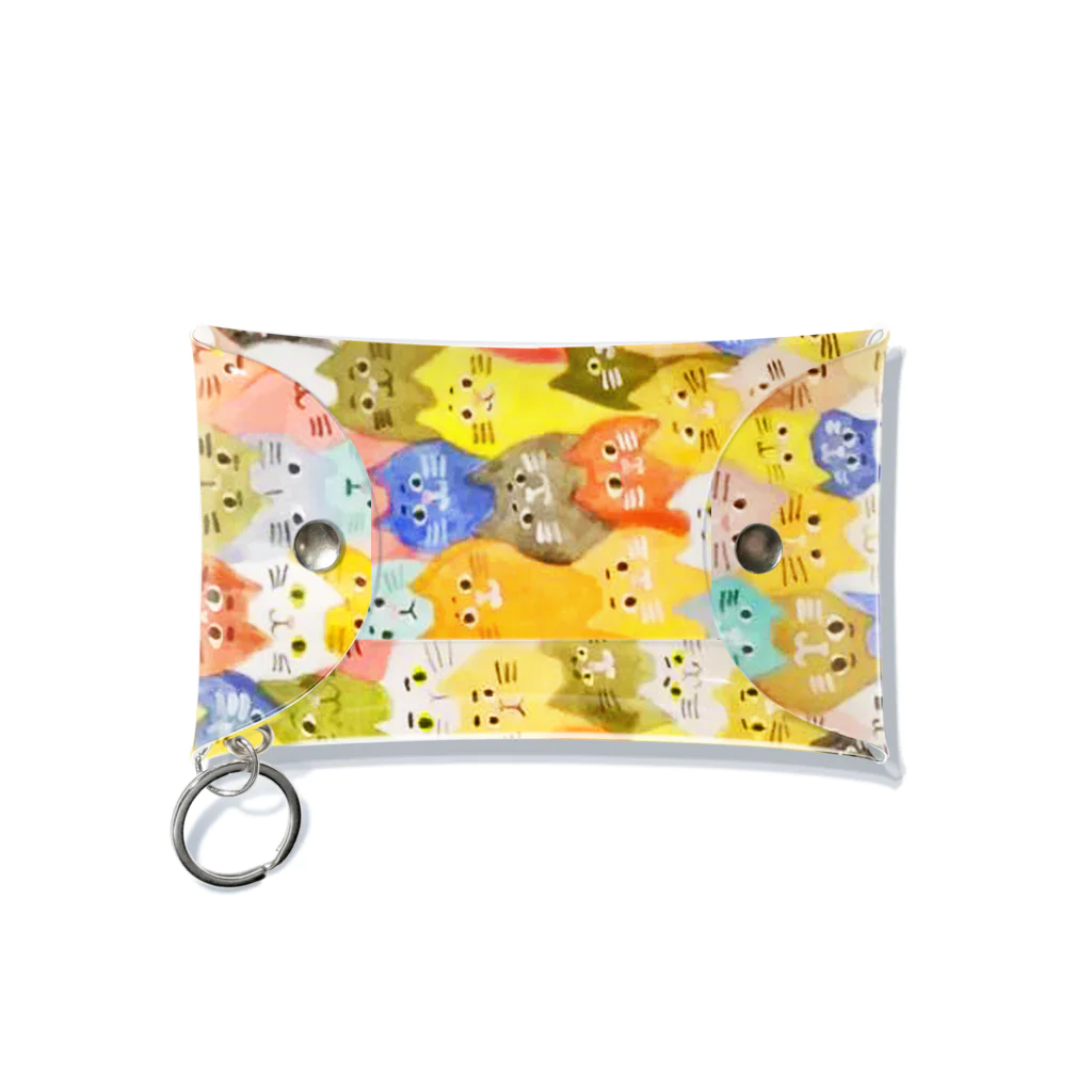 【Yuwiiの店】ゆぅぅぃーのぬこさま Mini Clear Multipurpose Case