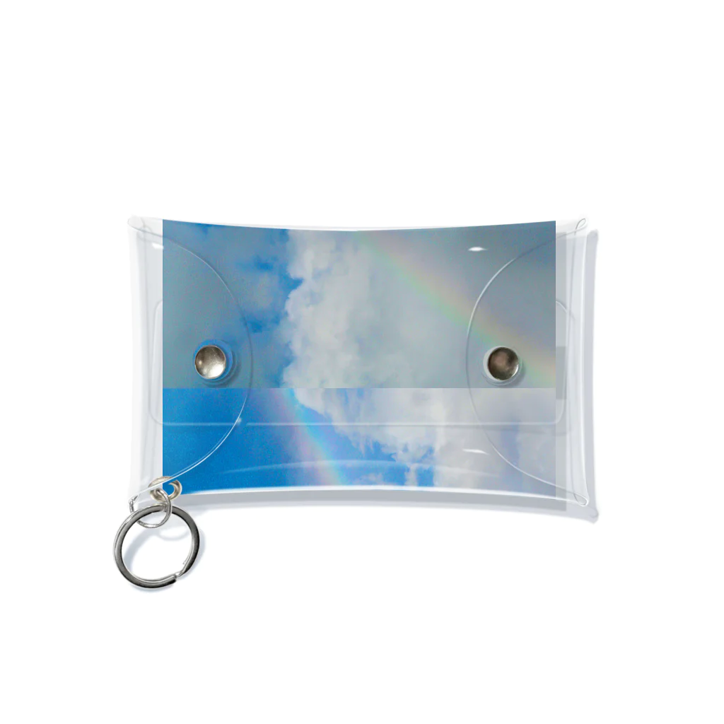 mizuphoto galleryのTwo rainbows Mini Clear Multipurpose Case