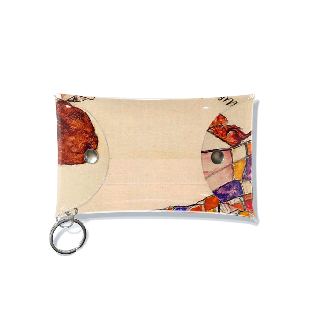 Art Baseのエゴン・シーレ / 1917 /Portrait of Marga Boerner / Egon Schiele Mini Clear Multipurpose Case