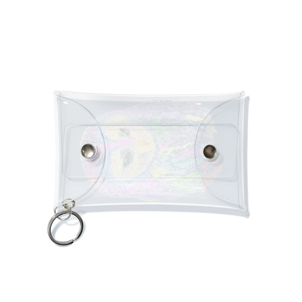 プリズモリイの箱のモリフクロウカラフル Mini Clear Multipurpose Case