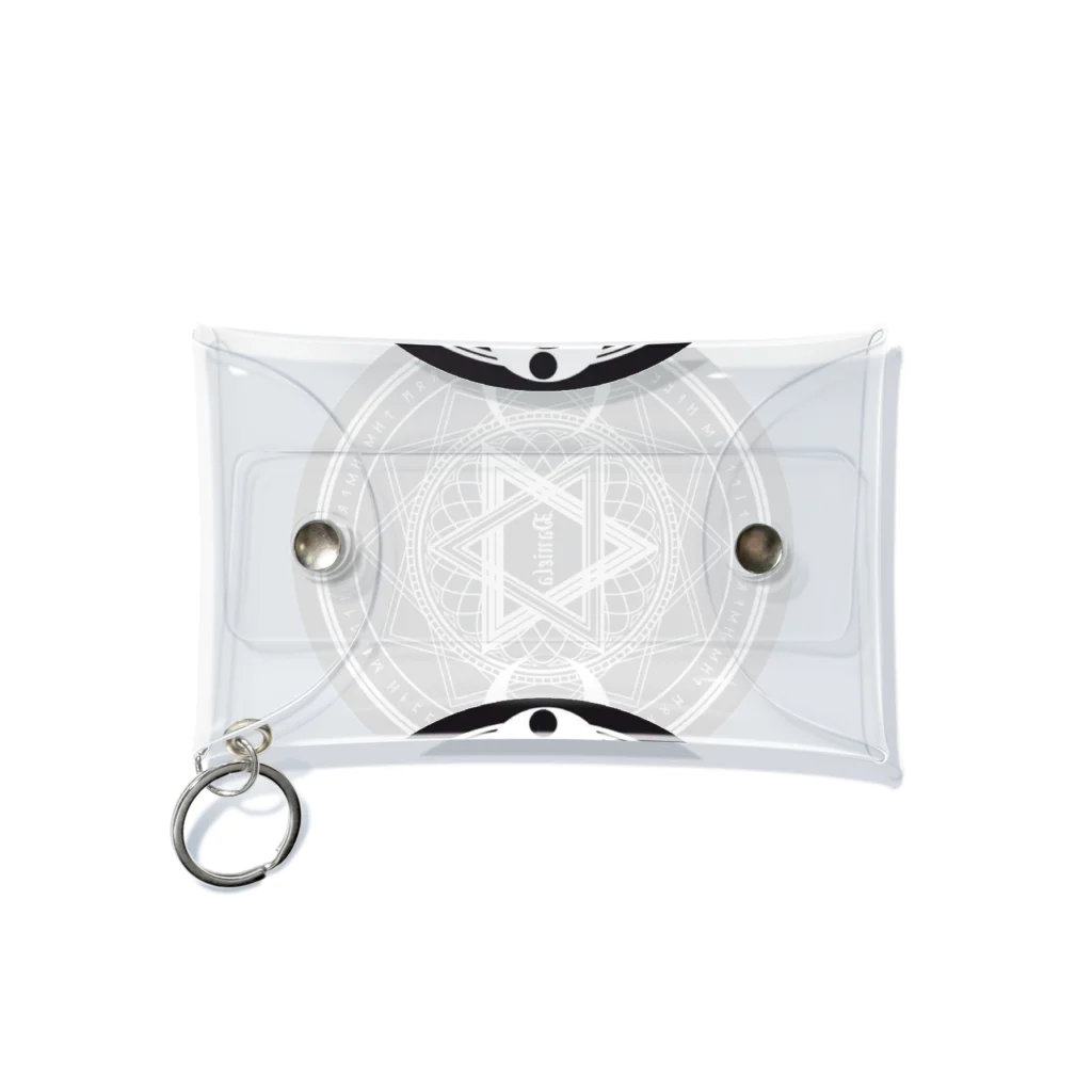 𝕯𝖆𝖓𝖎𝖊𝖑𝖆 ✡︎ 紅のDANIELA魔法陣ロゴ Mini Clear Multipurpose Case