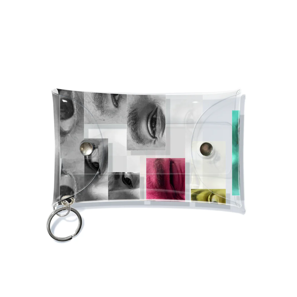 Walter Q JacksonのEyes plastic case Mini Clear Multipurpose Case