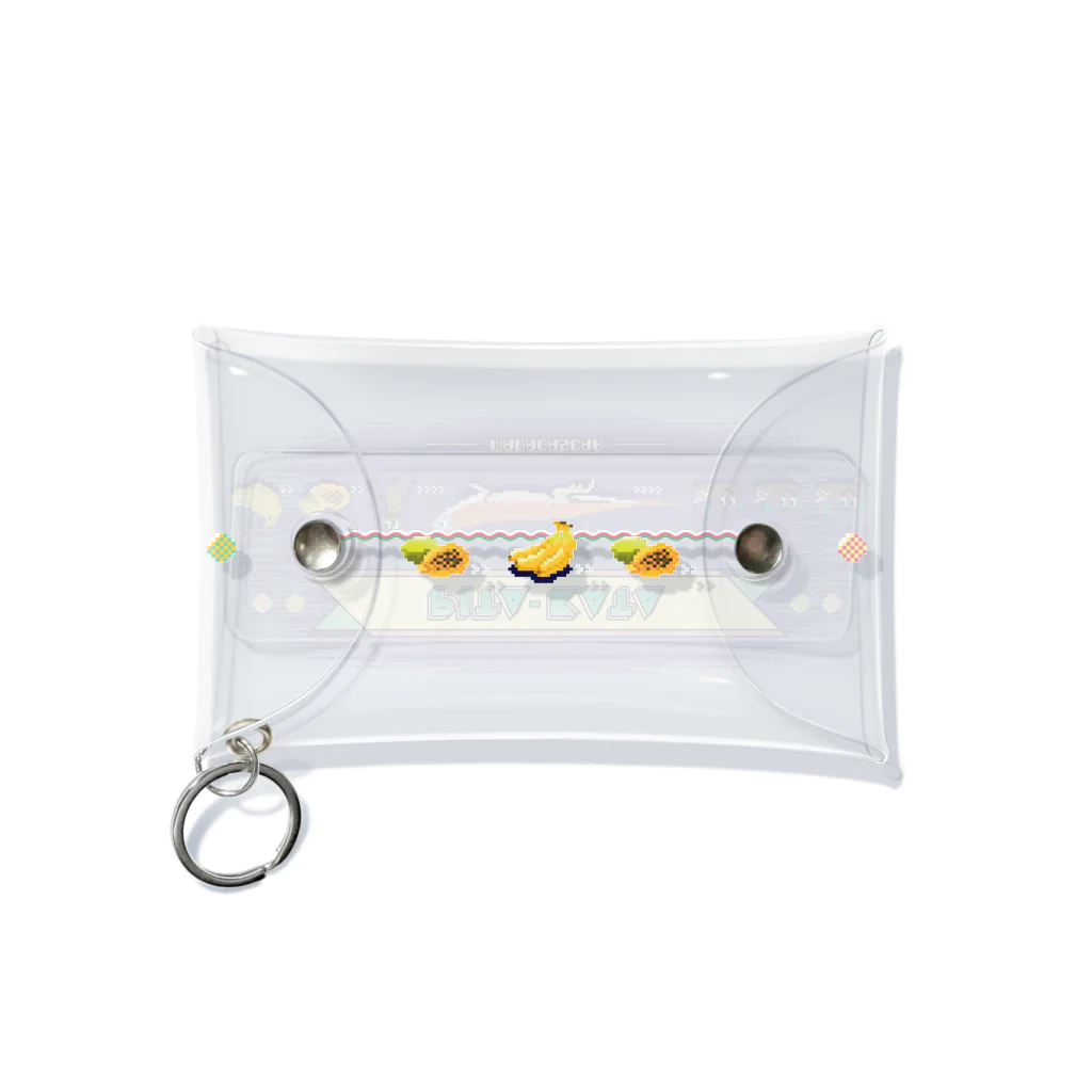 爬虫類グッズ メッサヌンサ - M.R.Sの8bit ぴこぴこピタカタ Mini Clear Multipurpose Case