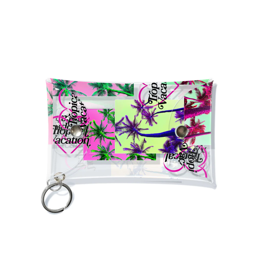 onigiri-dayoのTropicalVacation Mini Clear Multipurpose Case