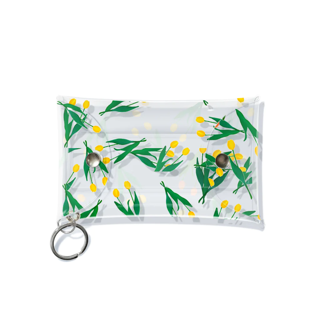 ▷            chiroruの🌷) yellow  tulips Mini Clear Multipurpose Case