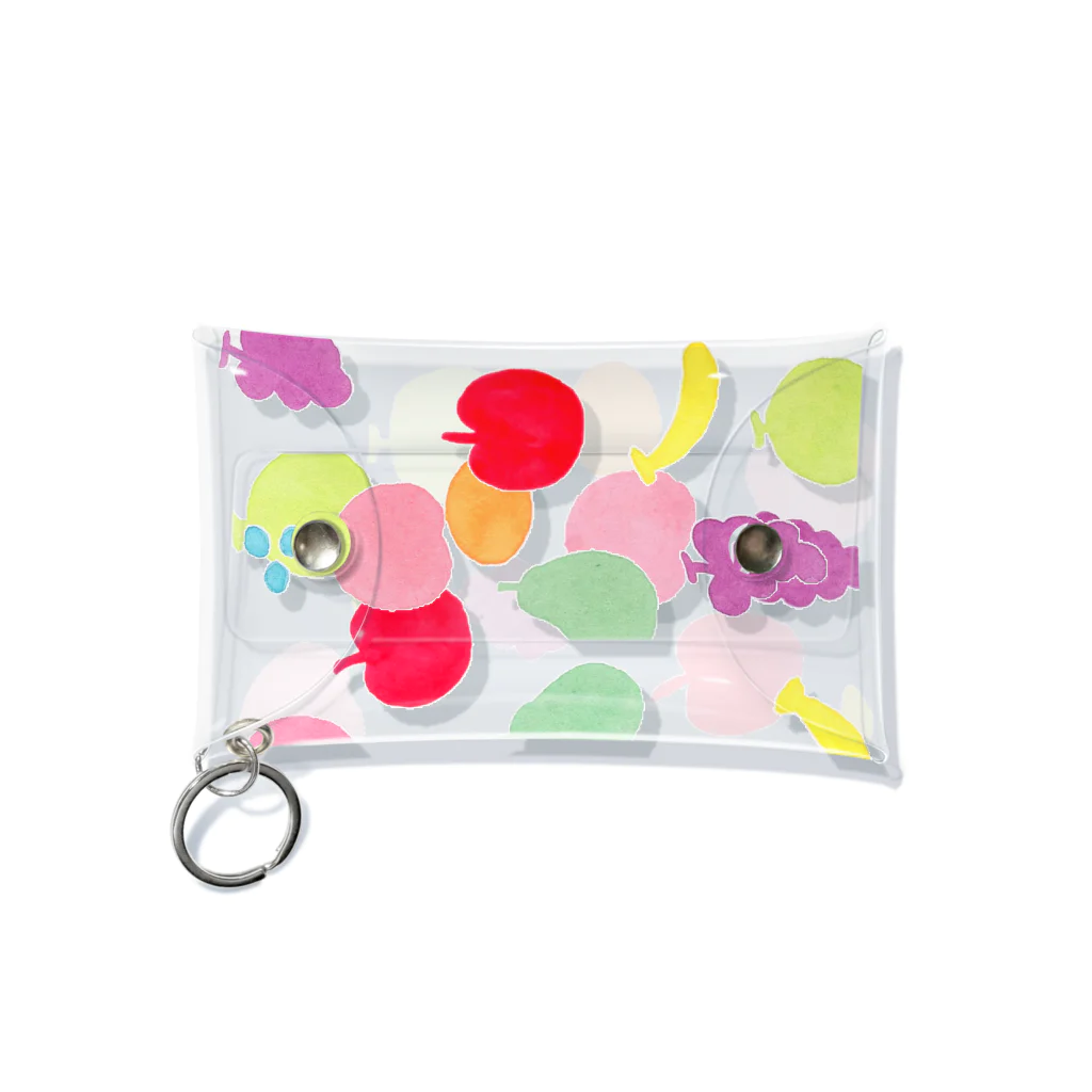 ncouleur paletteのpalette_フルーツ Mini Clear Multipurpose Case