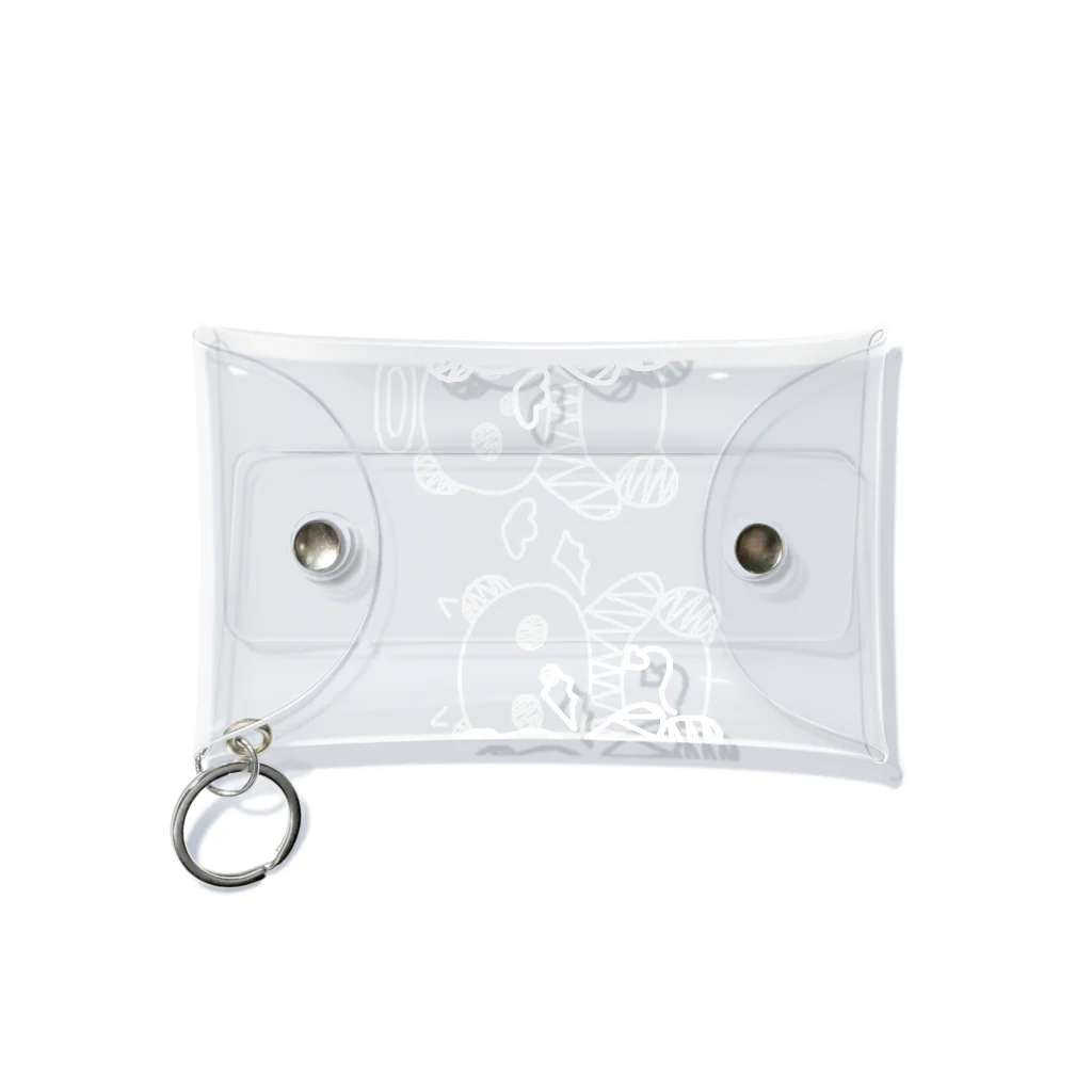 MOMOPANDA.百熊猫。の悪魔、天使、パンダ。 Mini Clear Multipurpose Case