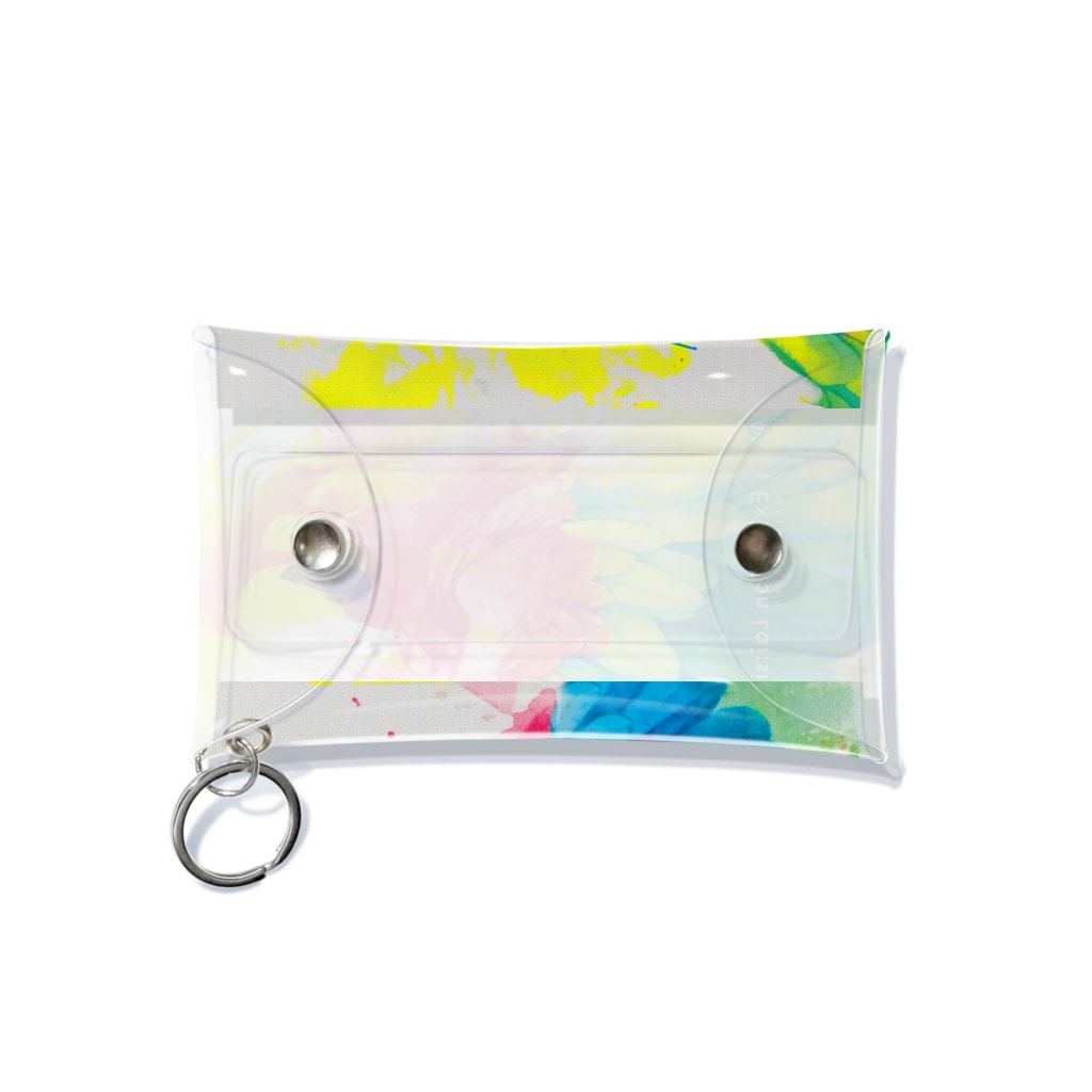 Akiss art ONLINE SHOPのひとり美しい赤い鳥 Mini Clear Multipurpose Case