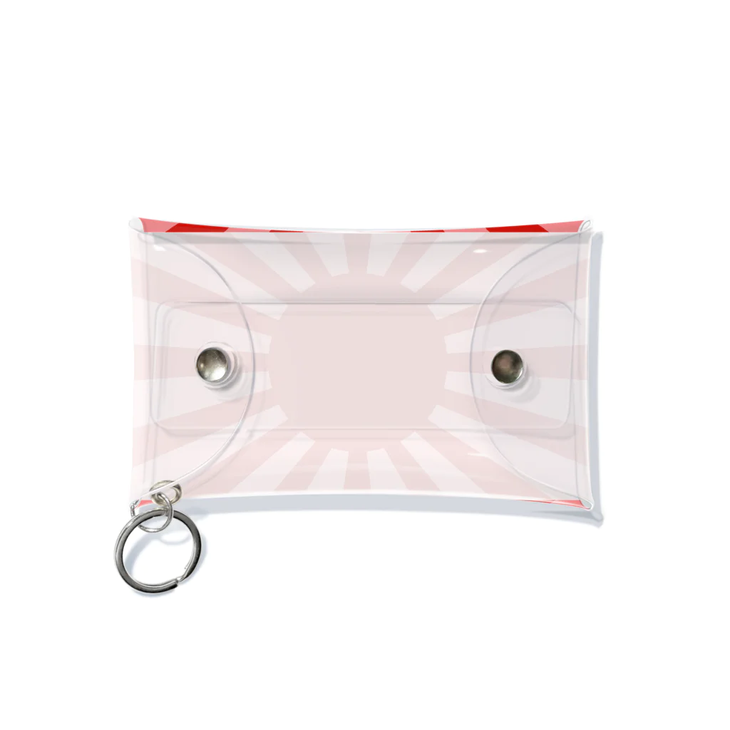 Vtuberみずか 公式グッズショップ SUZURI店の旭日旗 ミニクリアマルチケース Mini Clear Multipurpose Case