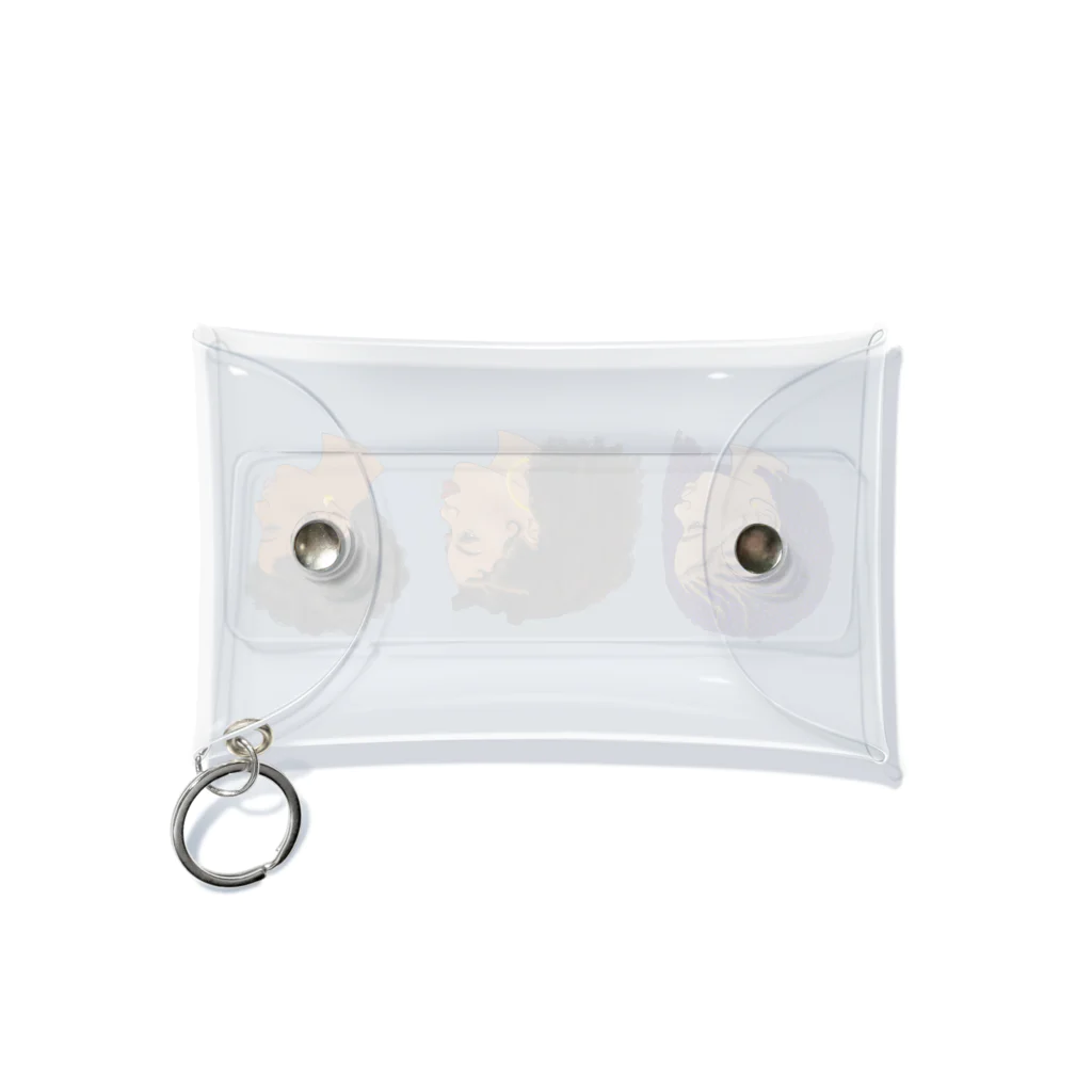 MBPの90s hairstyle-women- Mini Clear Multipurpose Case