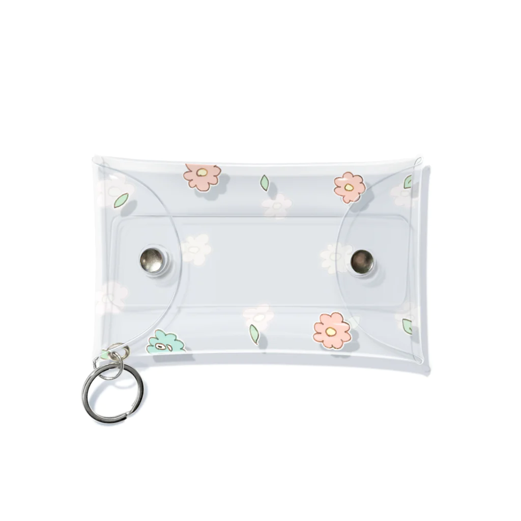 √shokupan のお花たち Mini Clear Multipurpose Case