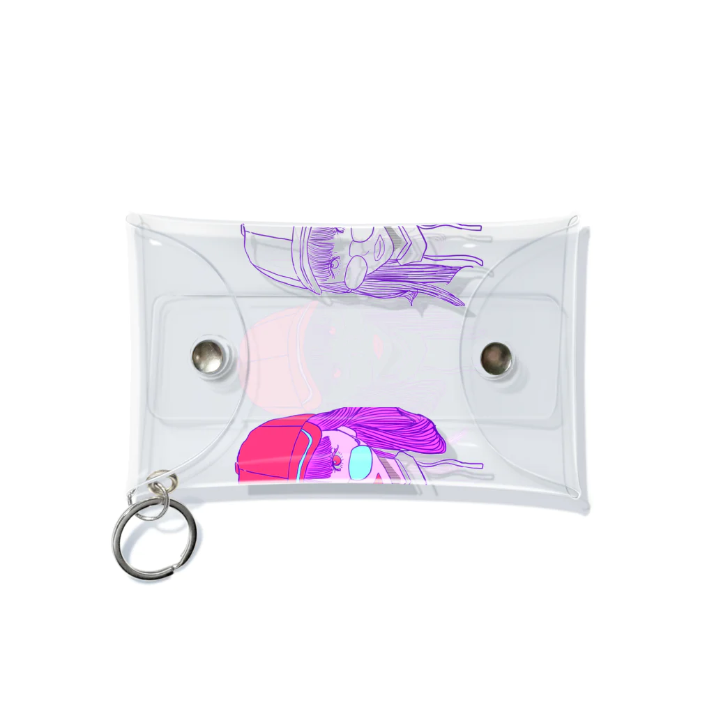 さんこいちガールPart3 Mini Clear Multipurpose Case by みく さんこいちガールPart3 Mini Clear Multipurpose Case by みく