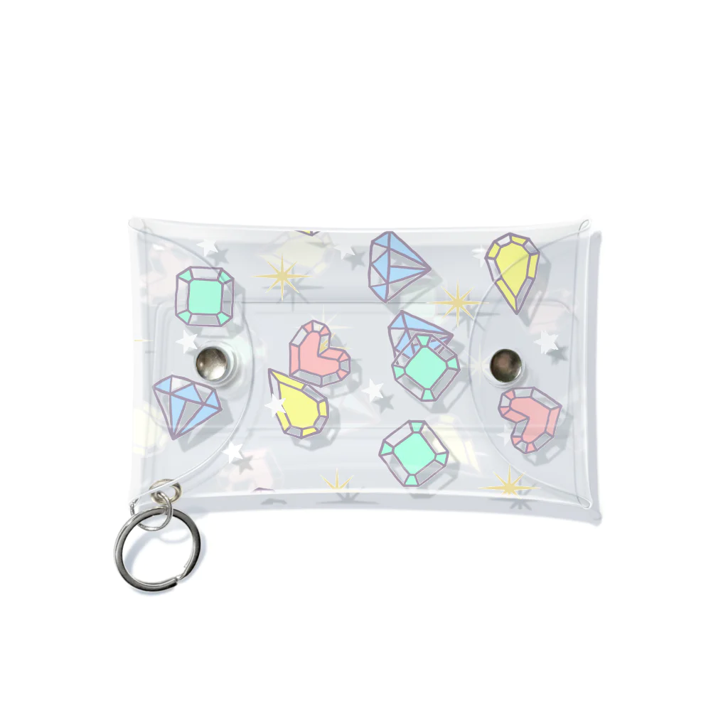 藁子💎のGEM1 パステルカラーバージョン Mini Clear Multipurpose Case