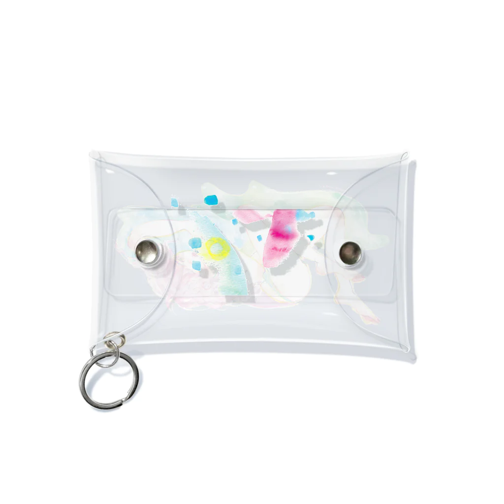 福井伸実のだらだらちゃん Mini Clear Multipurpose Case