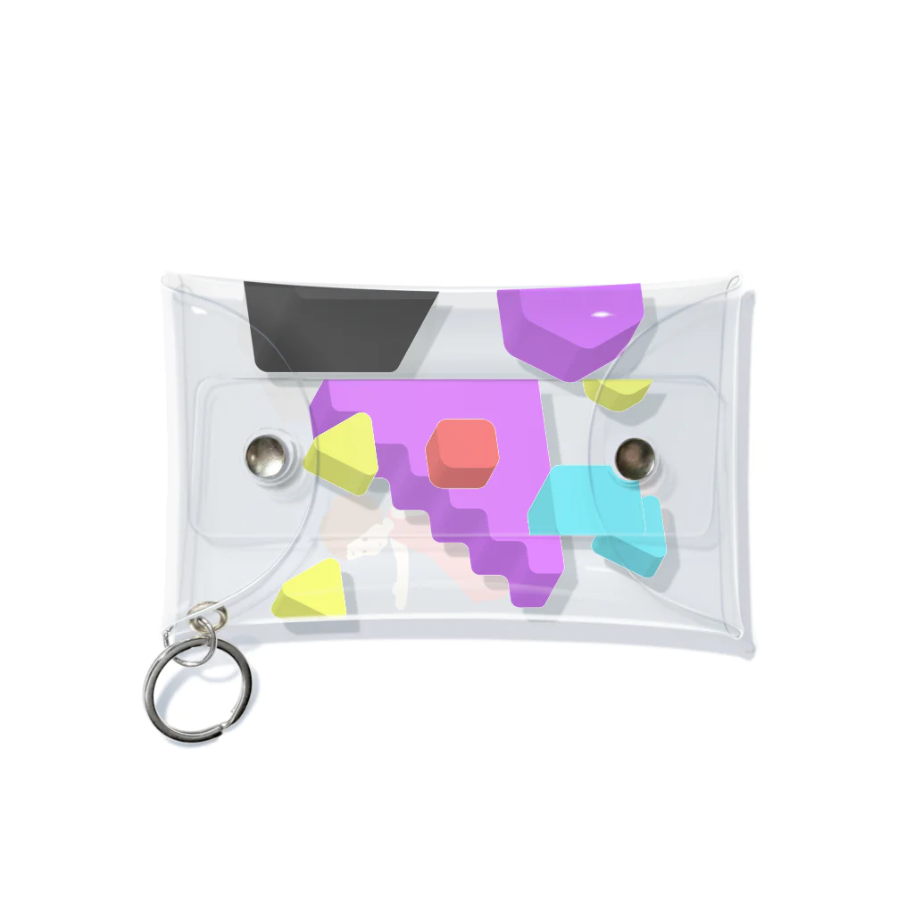 エソラコトのころころアイソメ女子 Mini Clear Multipurpose Case