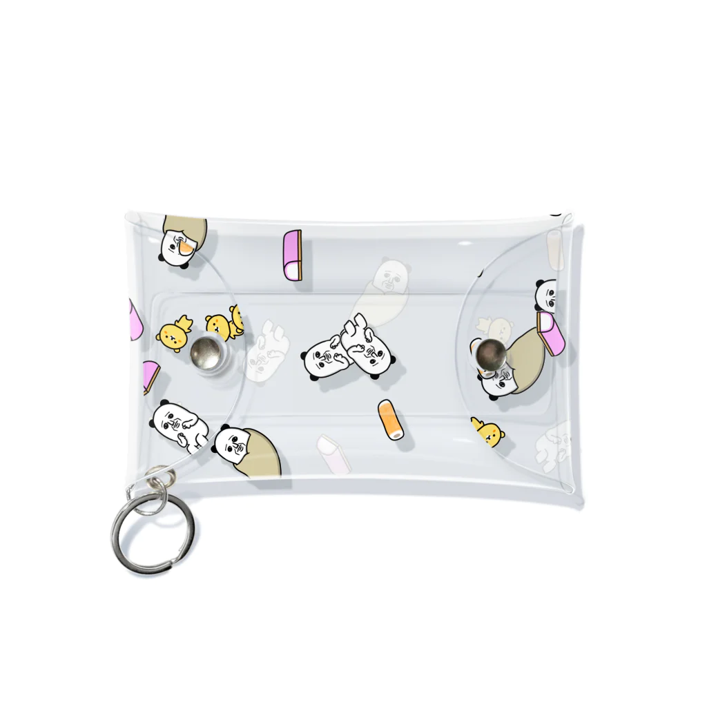 mamezoのベビーパンダ Mini Clear Multipurpose Case