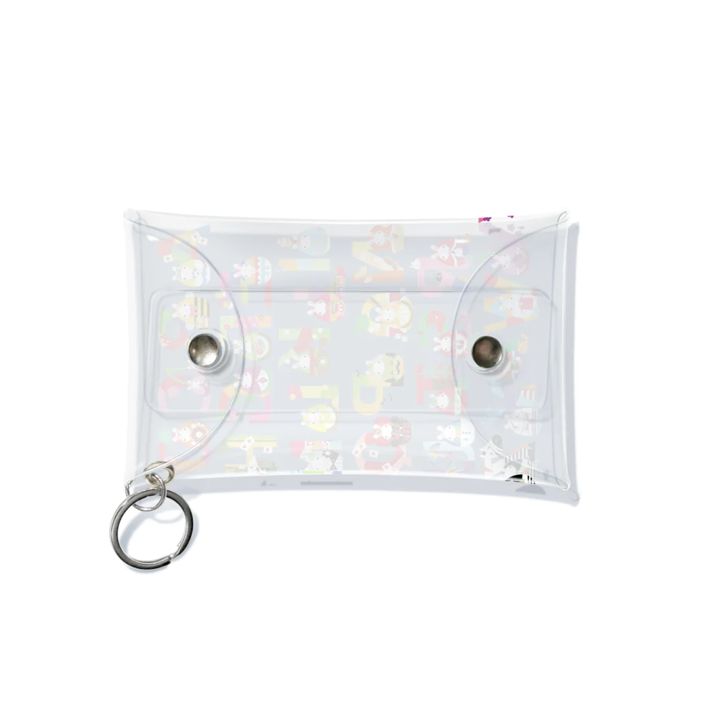 *NAGI*（ナギ）のアルファベットウサギノタマゴ Mini Clear Multipurpose Case