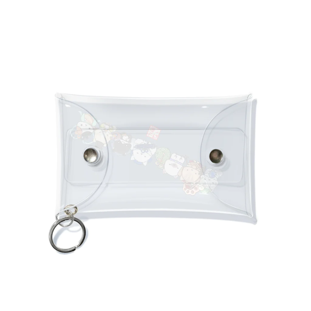 琥珀アンダーソン🍀ねこ七福にゃ～のねこ七福にゃ～（ねこ七福神） Mini Clear Multipurpose Case