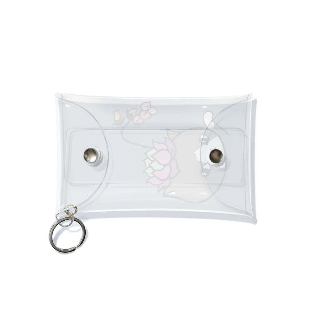 nanaqsaのエケネコ Mini Clear Multipurpose Case