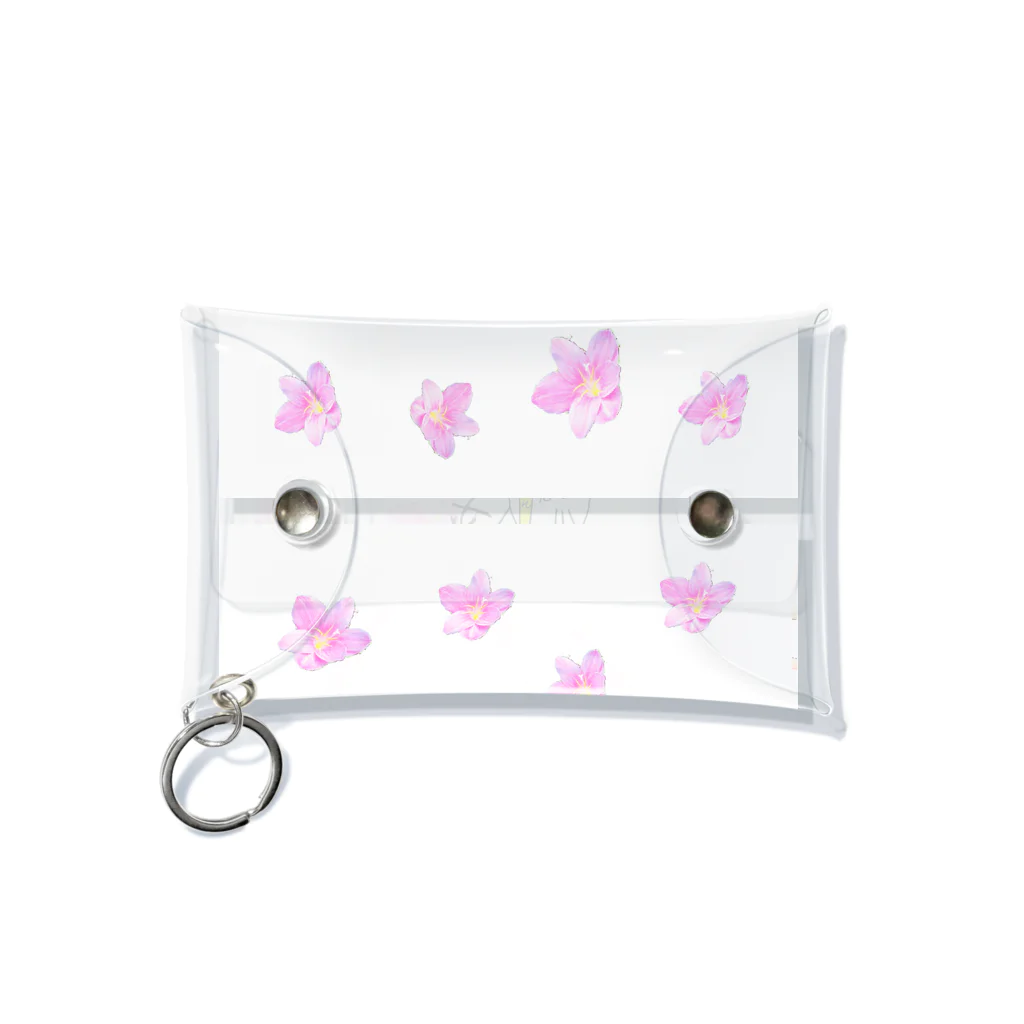 ひよこ工房の花まみれ Mini Clear Multipurpose Case