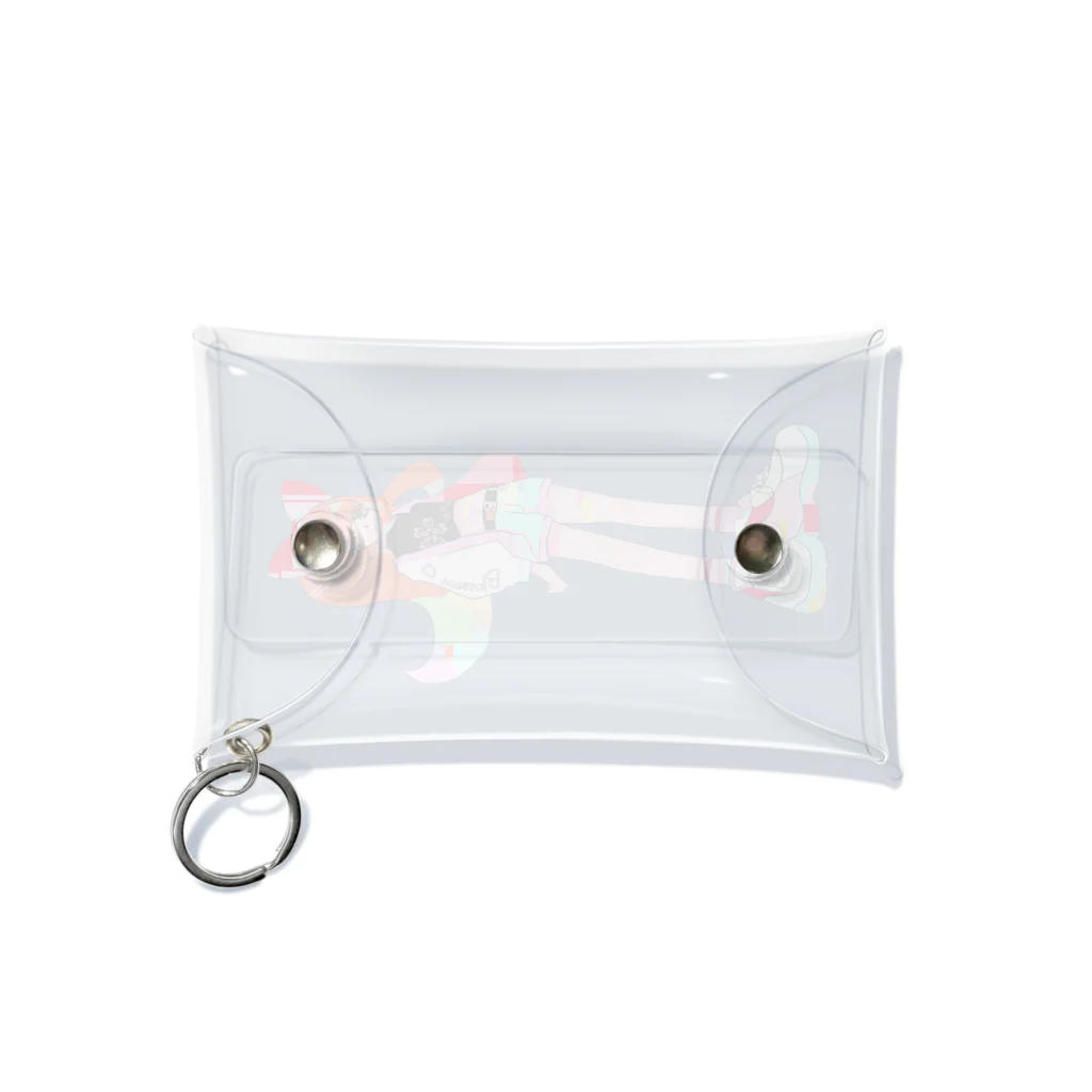 いもけんぴのイラストショップのブロッサム Mini Clear Multipurpose Case