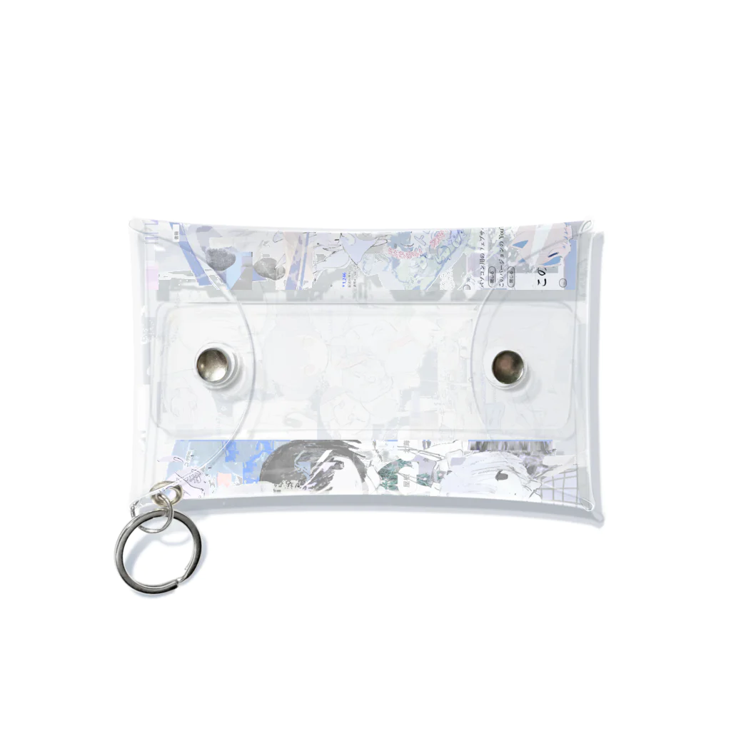 ゆーきんの絵ぐっずのゆーきん×砂気球 Mini Clear Multipurpose Case