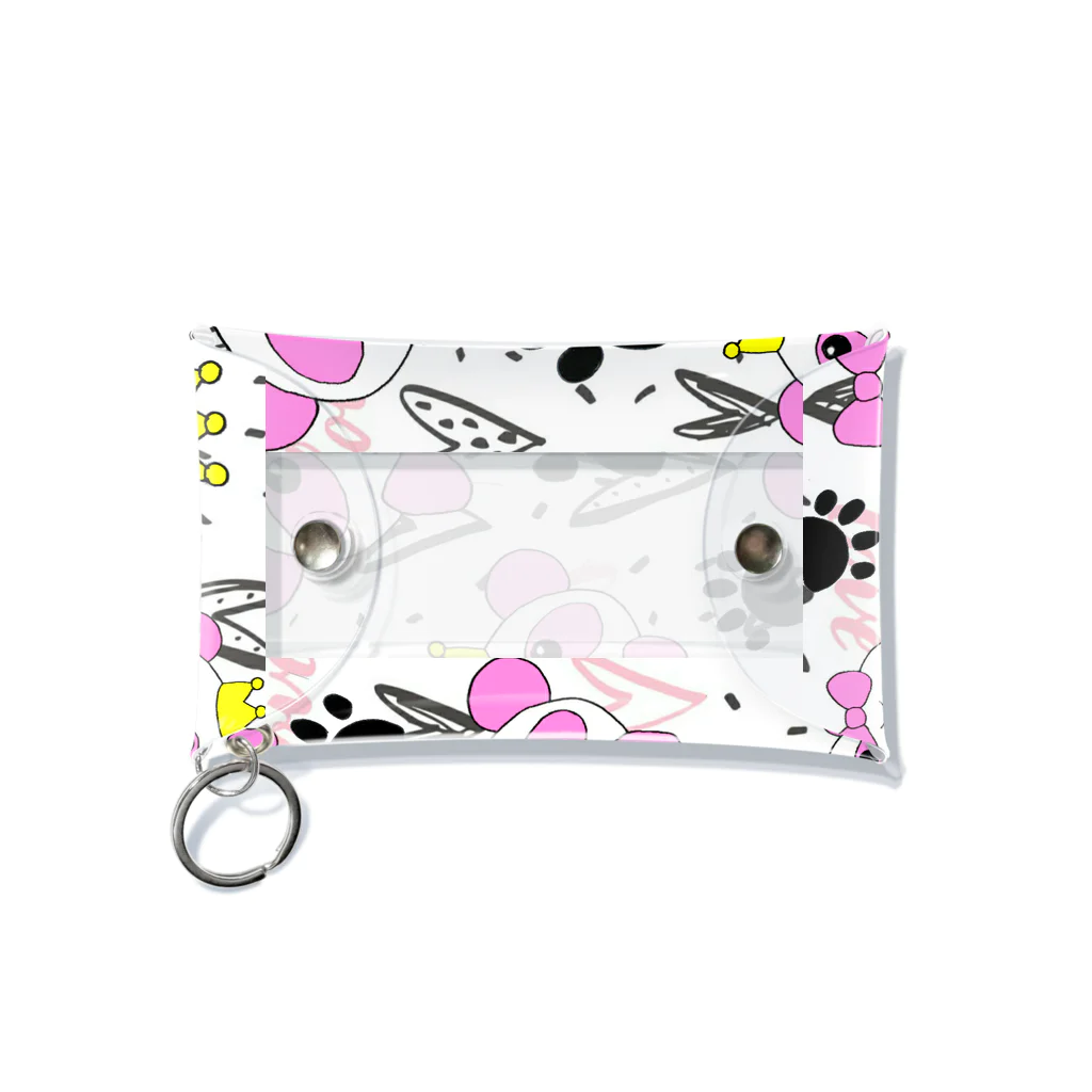 minminのピンキーパンダ Mini Clear Multipurpose Case