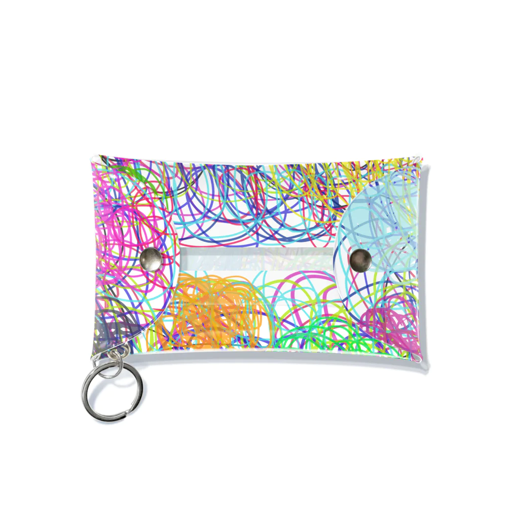 Cyobi の店のcolorful4 Mini Clear Multipurpose Case