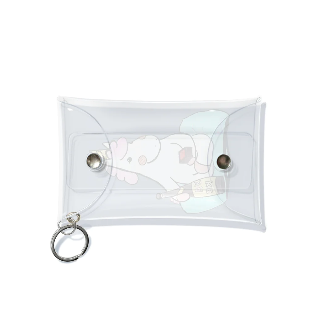 天使のやすらぎのほろ酔いこんこん Mini Clear Multipurpose Case