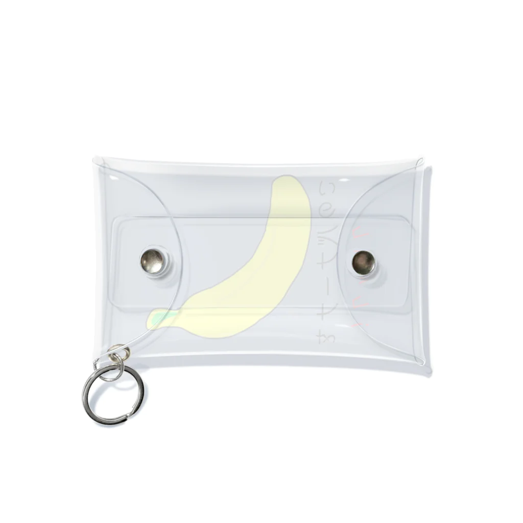 PaP➡︎Poco.a.Pocoのバナナをクリック Mini Clear Multipurpose Case